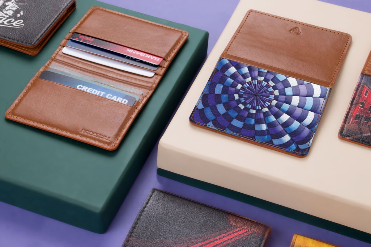 Premium leather card wallet and craftsmanship details — quality materials for women's handbag collections
