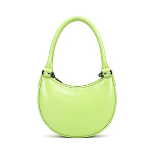 Noir Crescent, trend-driven fashion handbag — front view, concept design by SOCCI Handbags
